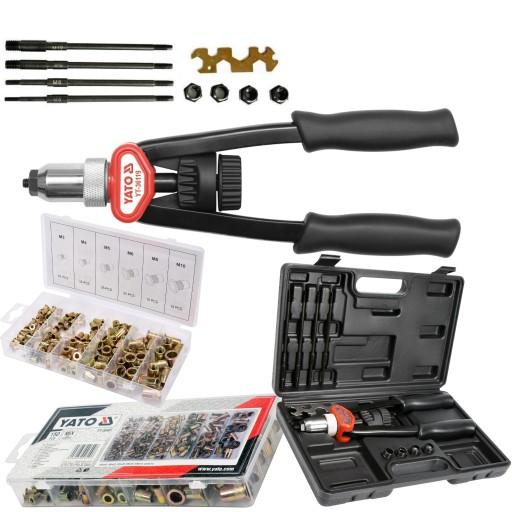 YATO РУЧНА ЗАКЛЕПНА ГАЙКА ЗАКЛЕПКА M5-M12 YT-36119 +150 РОЗКЛЕПНА ГАЙКА