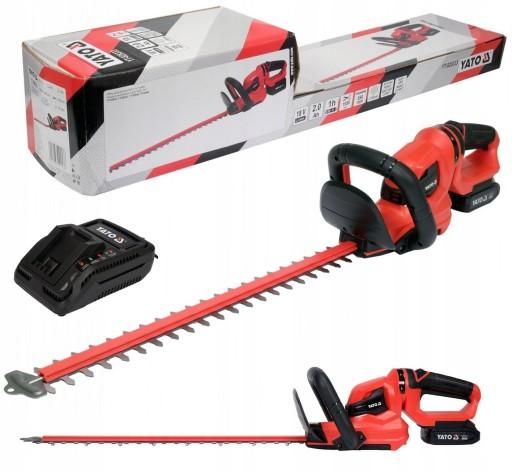YATO ХЕДЖ-КЛИМЕР 55СМ 18В + 2Ач