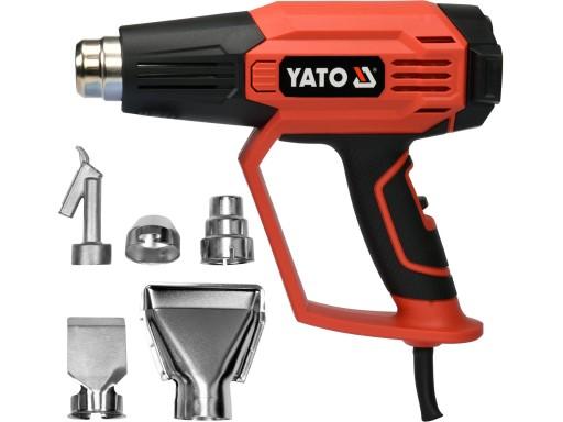 ТЕПЛОВА ГАН YATO 1600W 50-650C 2 ПЕРЕДАЧІ LCD + ПАМ'ЯТЬ