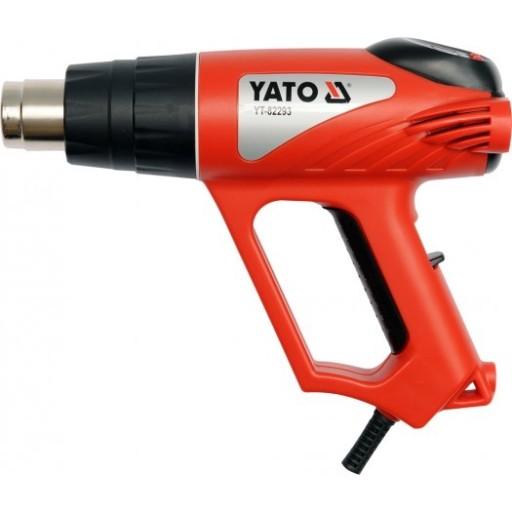 ТЕПЛОВАЯ ПИСТОКА YATO 70~600°C 2000ВТ СВЕТОДИОДНАЯ С АКСЕССУАРАМИ 82
