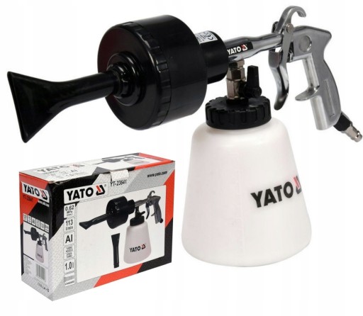 ПНЕВМАТИЧЕСКИЙ ПИСТОЛЕТ YATO ДЛЯ ПЕНЫ МУТНЫЙ ПИСТОЛЕТ ДЛЯ ПЕНЫ 1 Л YT-23641