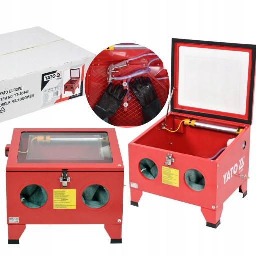 ПІСКОСТРУЙНИЙ АПАРАТ ЯТО КАБІННИЙ, 90л, ПОСТРУЙНИЙ