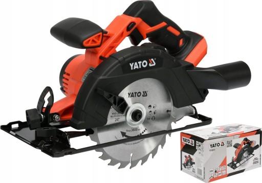 АККУМУЛЯТОРНАЯ ПИЛА YATO 165 ММ, 18 В, ЦИРКУЛЯРНАЯ ПИЛА