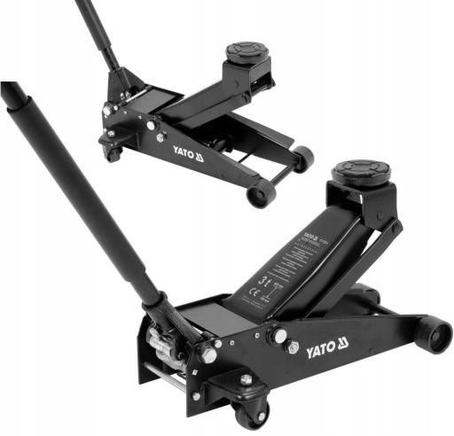 ДВУХПОРШНЕВОЙ ГИДРАВЛИЧЕСКИЙ ПОДЪЕМНИК YATO 3T - БЫСТРЫЙ ПОДЪЕМ YT-17214