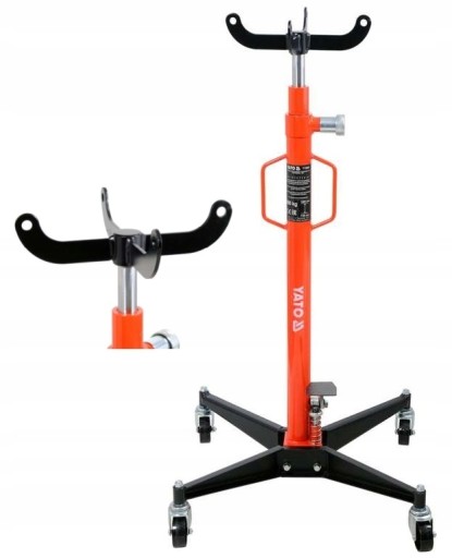 ГІДРАВЛІЧНИЙ ПІДЙОМНИК YATO ДЛЯ СТІЙКИ КОРОБКИ ПЕРЕДАЧ 500 КГ 0,5 Т YT-55601