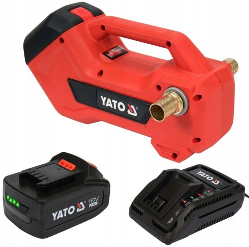 YATO PUMP БАТАРЕЯ МАСЛЯНО-ВОДЯНИЙ НАСОС 18V 1800l/h +3Ah YT-85290