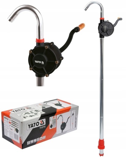 YATO насос масляный топливный насос рукоятка алюминиевый 21л / мин YT - 07115