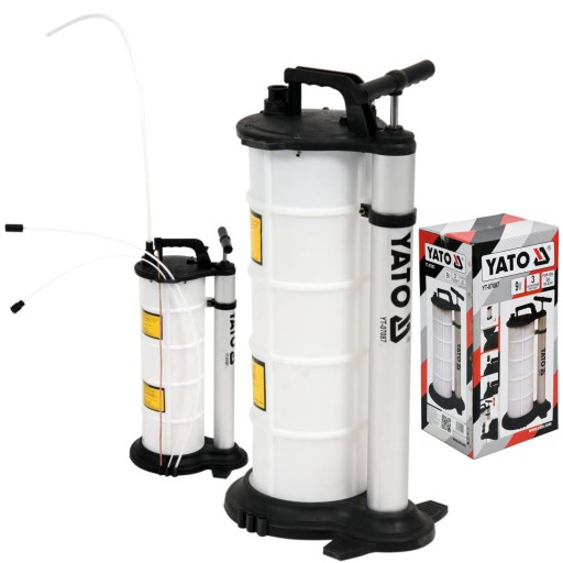 YATO ручний легкий відсмоктувач для раковини, відсмоктувач для масла, 3x зонд YT-07087