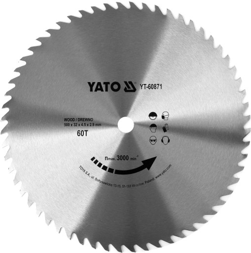 ЩИТ ЯТО ДЛЯ ДЕРЕВА БЕЗ ВІКОН 500Х60ТХ32ММ