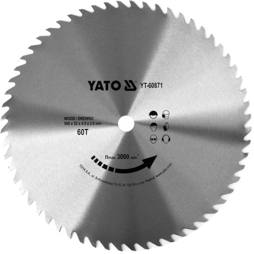 ЩИТ ЯТО ДЛЯ ДЕРЕВА БЕЗ ВІКОН 500Х60ТХ32ММ