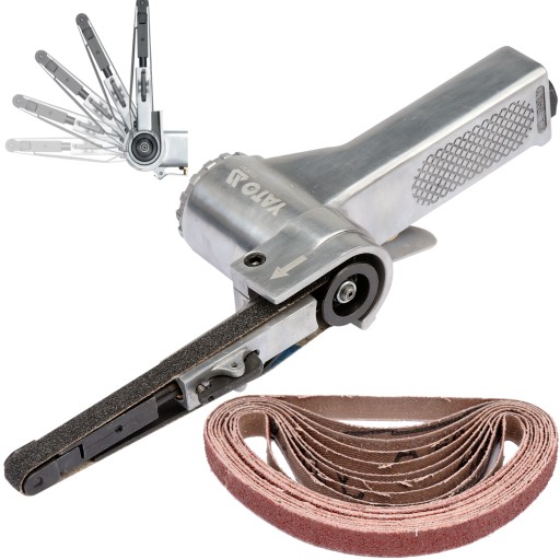 YATO ленточная пневматическая шлифовальная машина 10X330 мм бесконечная лента P60 10 шт