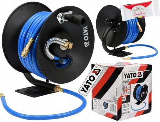 Котушка для пневматичного шланга YATO 10MMX15M YT-24240