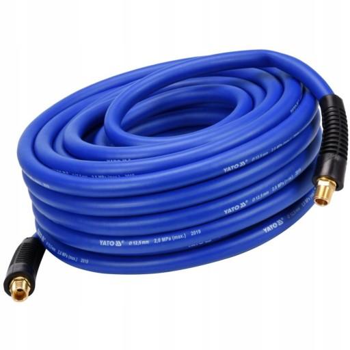 ШЛАНГ YATO ПВХ + NBR ГІБРИДНИЙ ПНЕВМАТИЧНИЙ ГІБРИДНИЙ ШЛАНГ G3/8 20M YT-24237