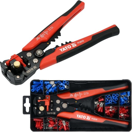 YATO МНОГОФУНКЦИОНАЛЬНЫЙ АВТОМАТИЧЕСКИЙ ИНСТРУМЕНТ ДЛЯ ЗАЧИСТКИ ПРОВОДОВ ЩИПЦЫ YT23133