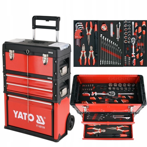 ВІЗОК ДЛЯ ІНСТРУМЕНТІВ YATO З 3 ЧАСТИН