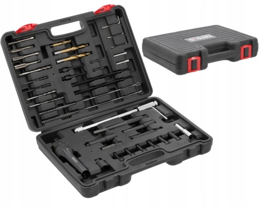 НАБОР YATO ДЛЯ СНЯТИЯ СЛОМАННЫХ СВЕЧ НАКАЛЕНИЯ 40 ЭЛЕМЕНТОВ YT-05344