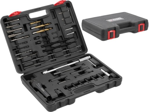 НАБОР YATO ДЛЯ СНЯТИЯ СЛОМАННЫХ СВЕЧ НАКАЛЕНИЯ 40 ЭЛЕМЕНТОВ YT-05344