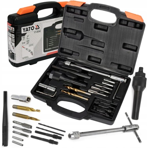 НАБОР YATO ДЛЯ СНЯТИЯ ПОВРЕЖДЕННЫХ, СЛОМАННЫХ СВЕЧ НАКАЛИВАНИЯ YT-05342