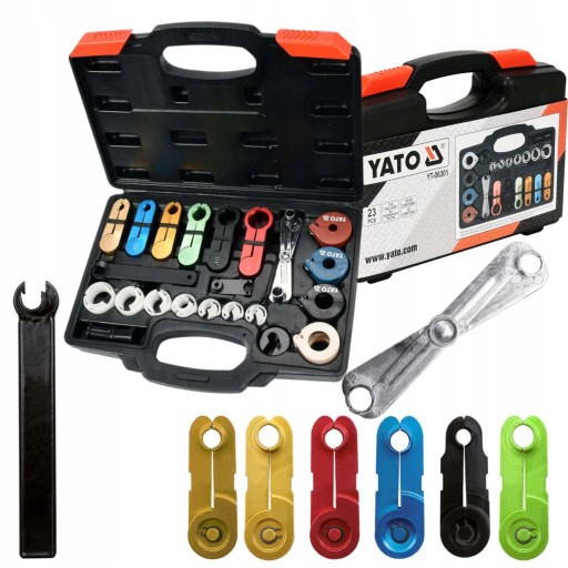 КОМПЛЕКТ YATO ДЛЯ ОТСОЕДИНЕНИЯ ТОПЛИВНЫХ ТРУБ КОНДИЦИОНЕРА YT-06301