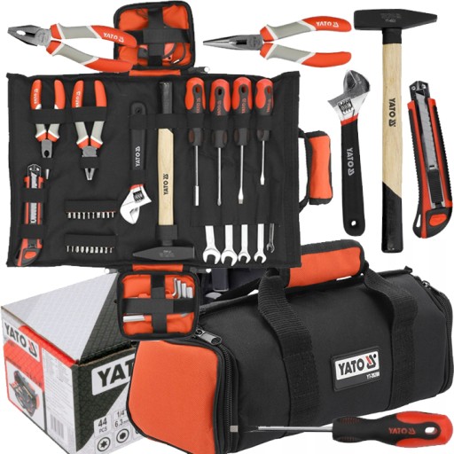 НАБОР ИНСТРУМЕНТОВ YATO 44 ШТ. СУМКА/ЧЕХОЛ ДЛЯ ЭЛЕМЕНТОВ YT-39280
