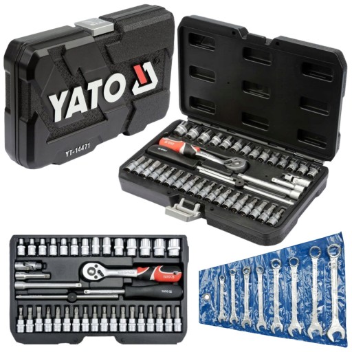 НАБОР ИНСТРУМЕНТОВ YATO, ТОРЦЕВЫЕ КЛЮЧИ 1/4