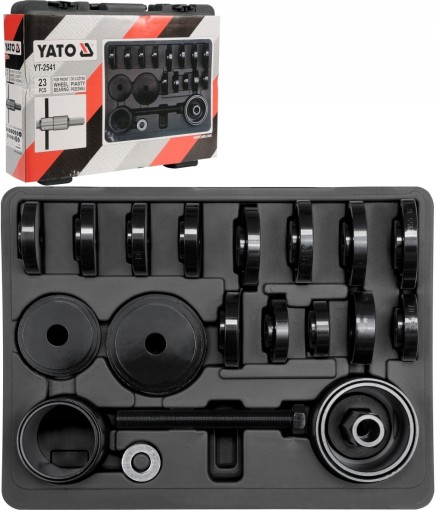 НАБІР ЗНІМАЧІВ YATO НАБІР ГАЙКОВИХ КЛЮЧІВ ПІДШИПНИКА ПЕРЕДНЬОЇ МАТОЧИНИ 21 ШТ. YT-2541
