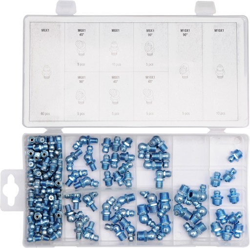 YATO НАБІР ЛУБРИКАТОРІВ МЕТР. 110 шт.