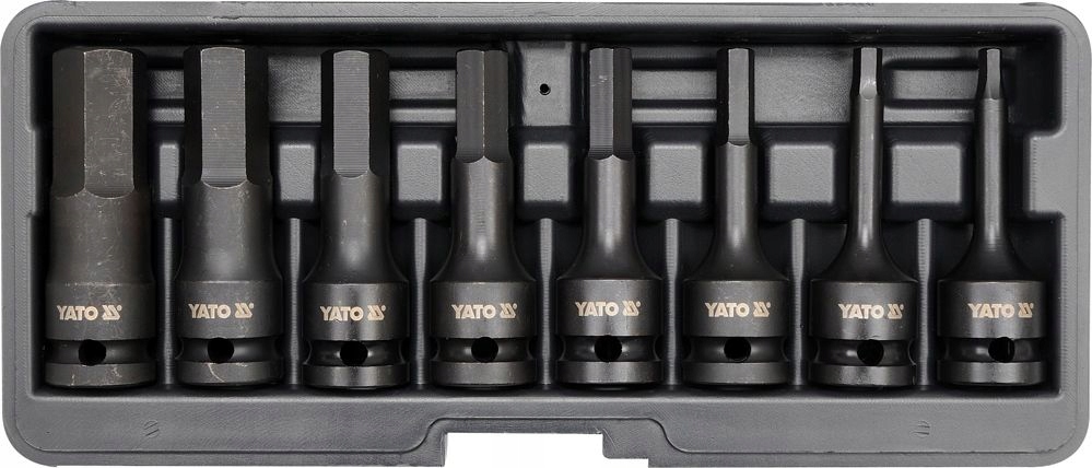 YATO SET HEX Impact WRENCHES 8pcs.