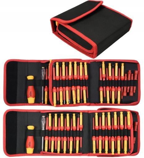 Набор отверток yato изолированный + наконечники 50cz