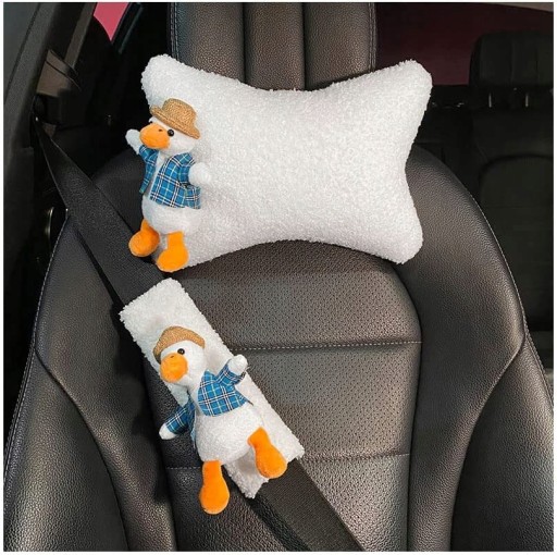 Подушка під шию YIYE в машину подвійна м'яка