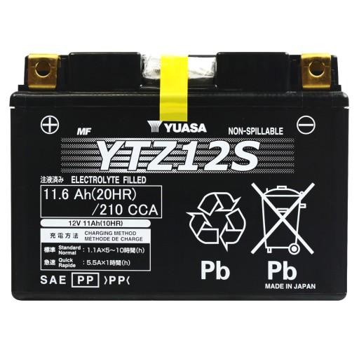 YTZ12S - Акумулятор для мотоцикла YUASA YTZ12S 11.6Ah 210A