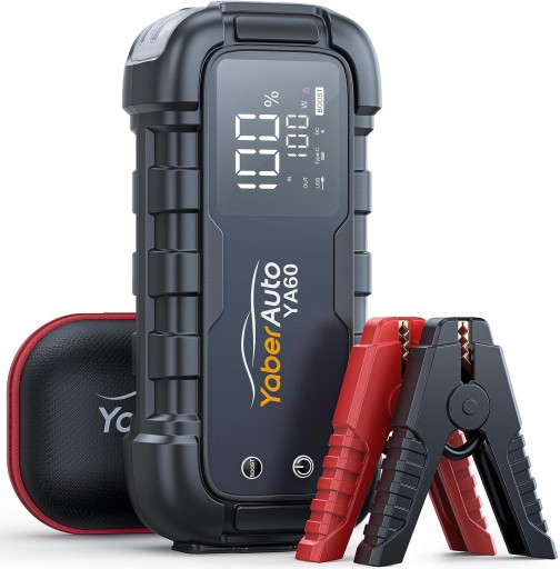 Yaberauto Jump Starter 6000a Jump Box (все газы / 12,0 л дизельного топлива), YA60