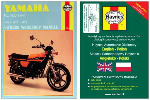Yamaha RD400 (1975-1979) Haynes руководство по ремонту + БЕСПЛАТНЫЕ 24 часа