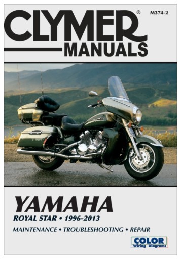 Керівництво по ремонту Yamaha Royal Star (1996-2013) Clymer 24h