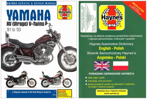 Yamaha Virago XV 535 700 750 920 1000 1100 1981-2003 керівництво + БЕЗКОШТОВНО 24 години