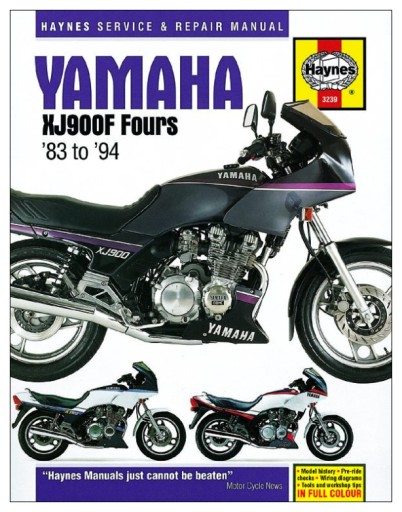 Yamaha XJ 900F (1983-1994) посібник з ремонту Haynes 24h