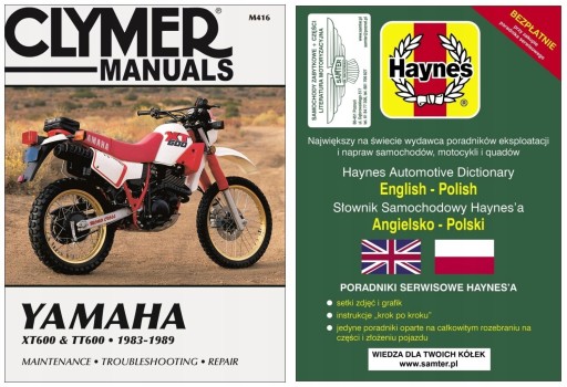 Керівництво по ремонту Yamaha XT600 TT600 (1983-1989) Clymer + БЕЗКОШТОВНО 24 години