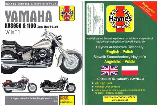 Yamaha XVS650 XVS1100 Drag Star V-STAR 97-11 руководство по ремонту + БЕСПЛАТНО 24 часа