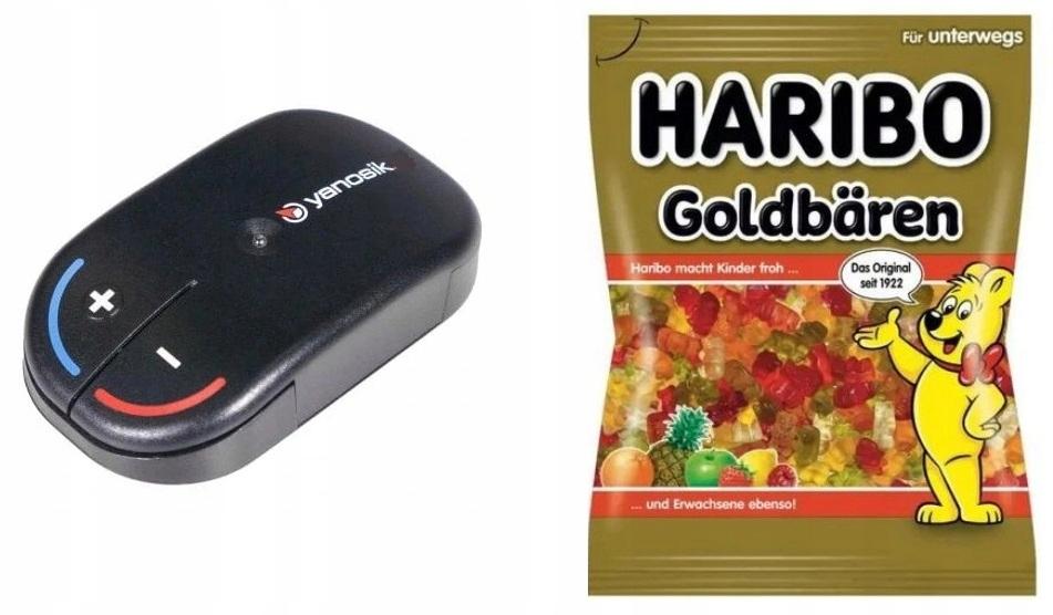 Yanosik Alert-пульт дистанційного керування + Haribo (-: