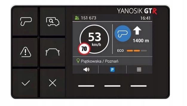 Yanosik GTR S-clusive довічна передача e-toll