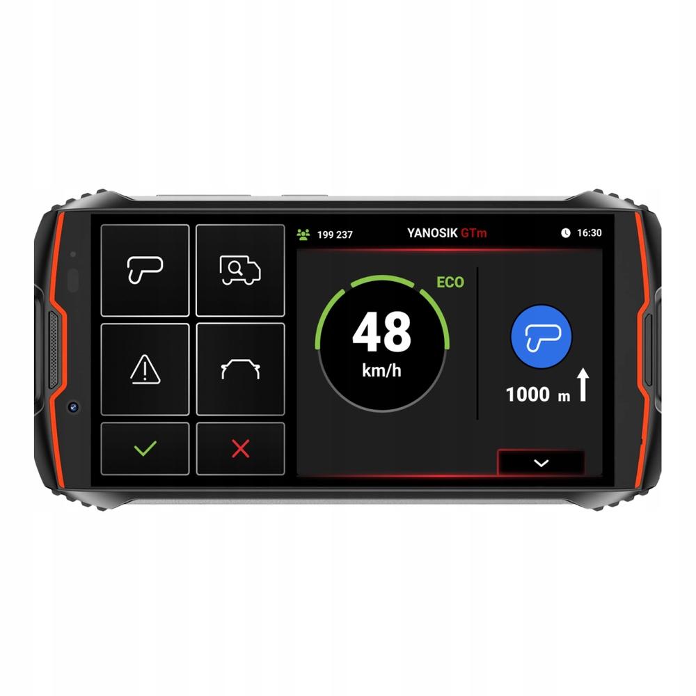 Yanosik GTm з сенсорним екраном