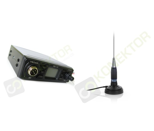Yosan PRO-120 + SIRIO as-100 MAG комплект CB радіо