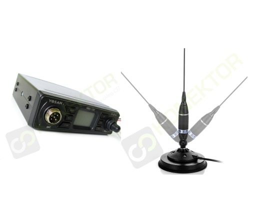 Yosan PRO-120 + Sirio Omega 27 MAG комплект CB Радио