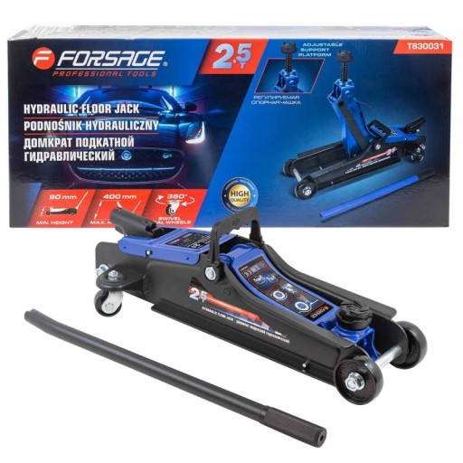 ЖАБА НИЗЬКОПРОФІЛЬНИЙ ПІДІЙМНИК МІЦНИЙ МІЦНИЙ АВТОМОБІЛЬНИЙ ДОМКРАТ 2,5Т