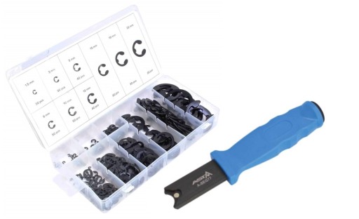 БЕЗПЕКА E-CLIP 300 ШТ + ASTA МОНТАЖНІ ПЛОСКОГУБЦІ