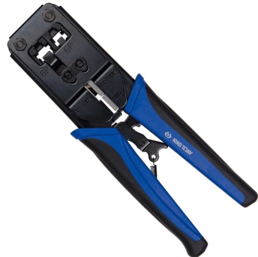 МЕРЕЖЕВИЙ КАБЕЛЬНИЙ ОБЖИМНИЙ ВЕРСТАТ 6 8P KING TONY PLUG