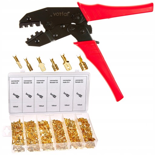 ОБЖИМНИЙ ІНСТРУМЕНТ ДЛЯ З'ЄДНУВАЧІВ НАБІР 600 ШТ