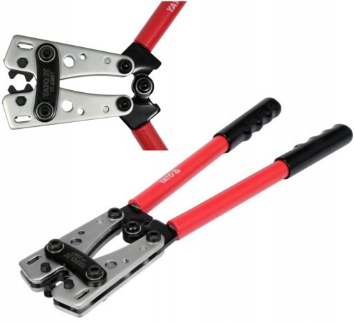 МЕХАНІЧНИЙ ПРЕСОВИЙ МАШИНА ДЛЯ КІНЦІВ КАБЕЛЮ, ГІЛЬЗ 6-50 ММ2 YATO