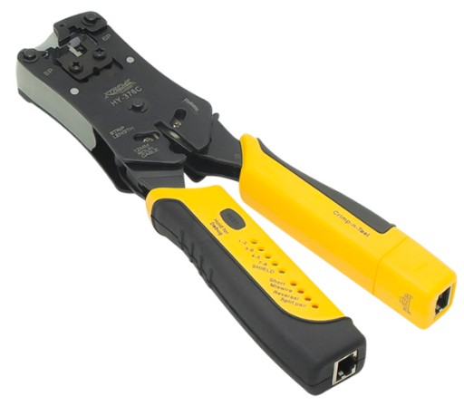 RJ45 RJ11 СЕТЕВОЙ ТЕСТЕР КАБЕЛЯ LAN ОБЖИМНОЙ ИНСТРУМЕНТ (4780)