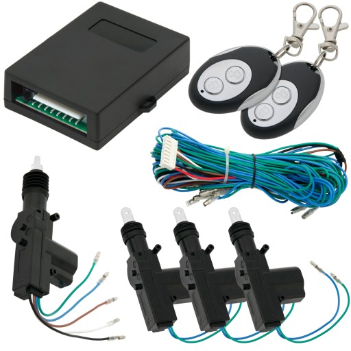 1646# - ПРИВОДИ ЦЕНТРАЛЬНОГО ЗАМКУ 4 ДВЕРІ 2x ДИСТАНЦІЙНИЙ НАБІР